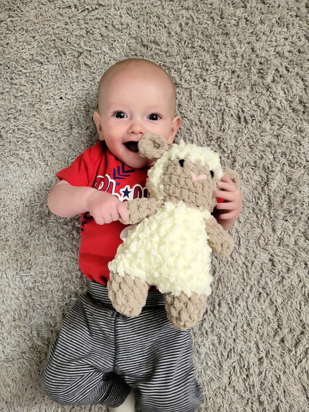 Crochet Lamb Pattern, Crochet Lamb, Mini Sheep Plush, Plush Sheep