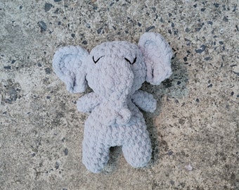 Crochet elephant pattern, crochet elephant, mini elephant plush, plush elephant pattern, crochet elephant plush, crochet elephant stuffie