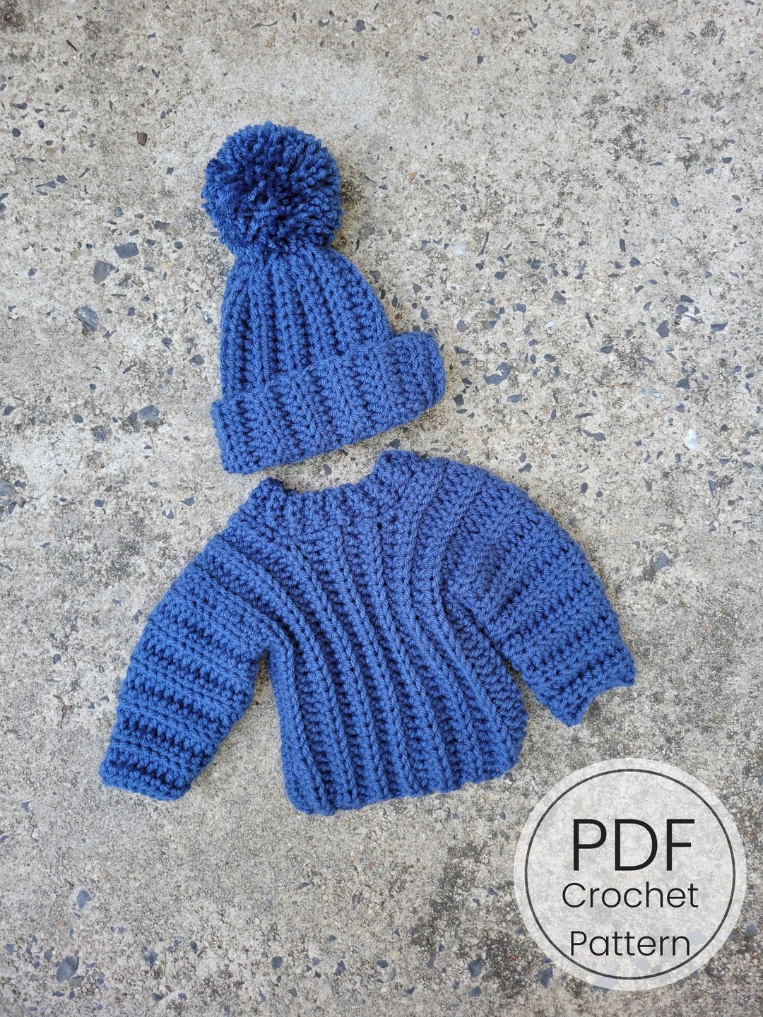 Crochet Pattern Newborn Baby Sweater Newborn Pullover Etsy