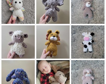 CROCHET PATTERN BUNDLE, crochet amigurumi plush, animal plush, crochet woodland, crochet safari, crochet unicorn, beginner crochet patterns