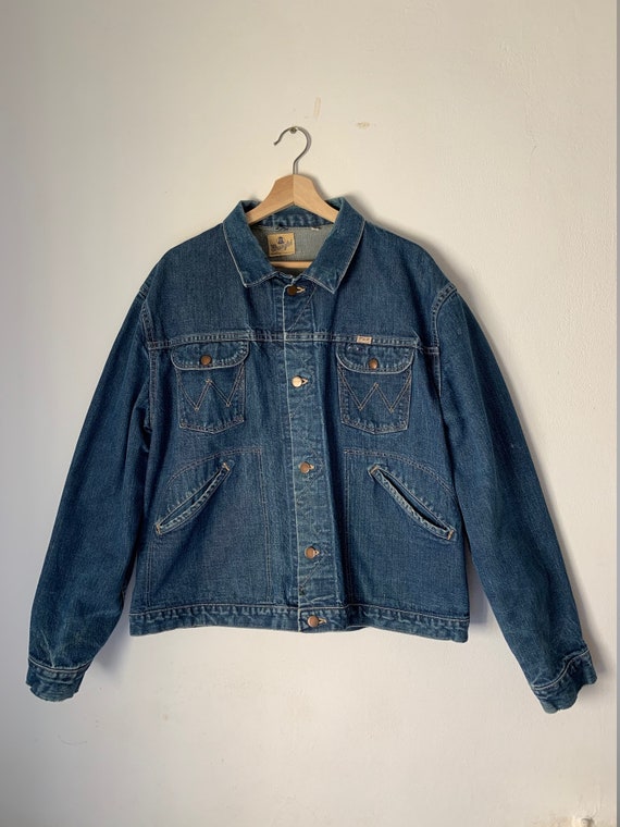 Cazadora Vintage Wrangler BLUE BELL - selvedge den