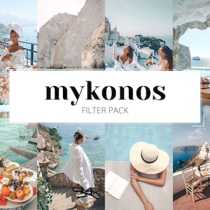 Mykonos Premium Presets, 3 filters for Lightroom Mobile & Desktop / filtersbyg