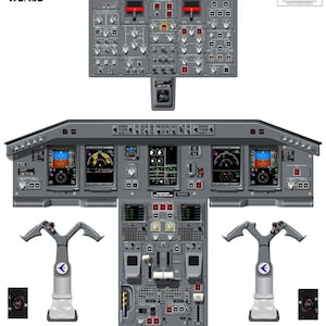 Embraer ERJ 170/175/190/195 Cockpit Poster