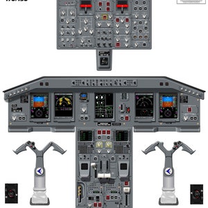 Embraer ERJ 170/175/190/195 Cockpit Poster