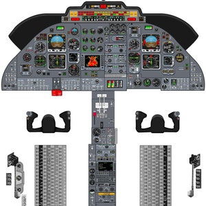 Bombardier Learjet 35 Cockpit Poster