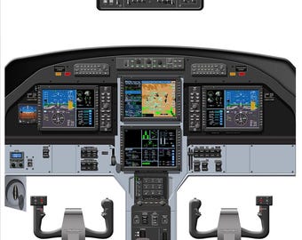 Pilatus PC-12 NGX Cockpit Poster