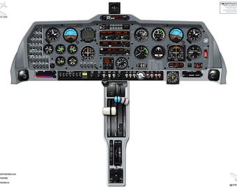 Grob Tutor G115E Cockpit Poster