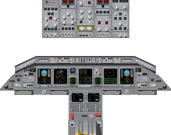 エンブラエル ERJ 135 コックピット ポスター - Etsy 日本
