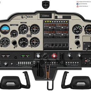 Cessna 152 cockpitposter