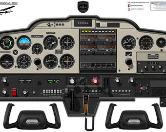 Cessna 152 Cockpit Poster