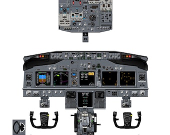 ボーイング 737-600/700 コックピット ポスター - B737NG コックピット