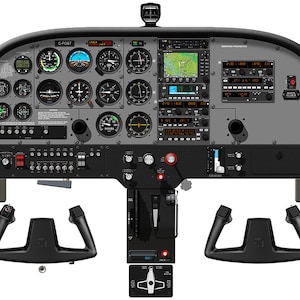 Cessna 172 Skyhawk SP Nav II MFD Cockpit Poster image 1