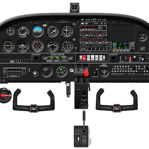 Piper PA-28 Warrior Cockpit-poster - Piper PA-28 151/161