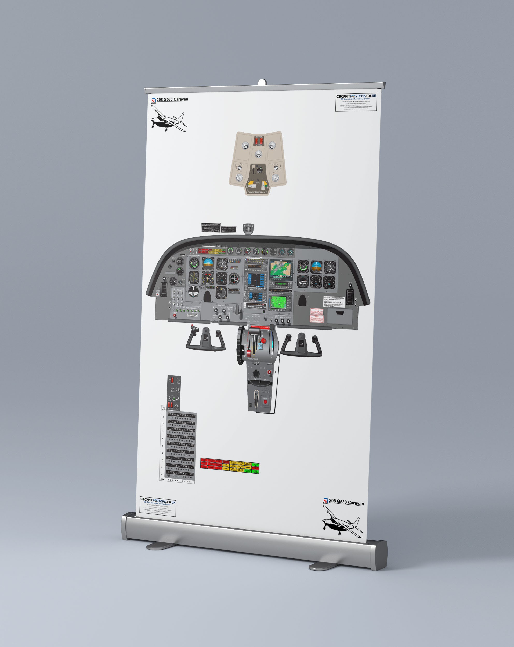 Cessna Caravan 208 G530 Cockpit Poster - Etsy