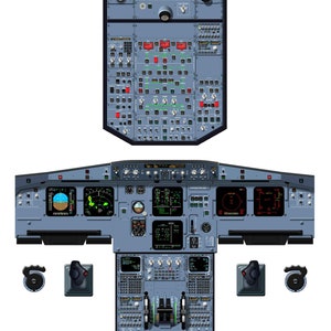 CRT Screens IAE V2500 EIS Poster