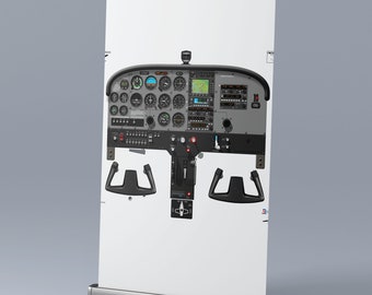 セスナ 172 スカイホーク SP ナビ II + MFD コックピット ポスター