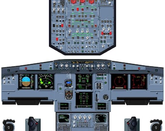 Airbus A320 NEO Cockpit Poster
