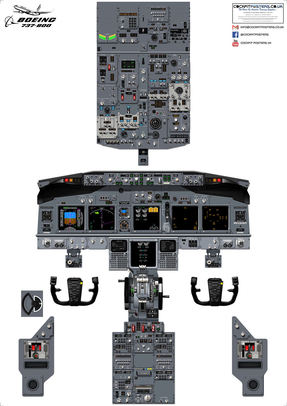 clipart boeing 737 cockpit