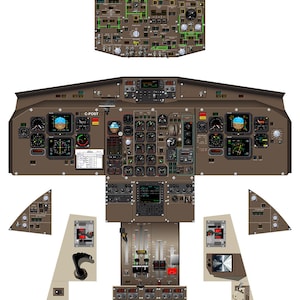 ATR 42-200-300-320 Cockpit Poster