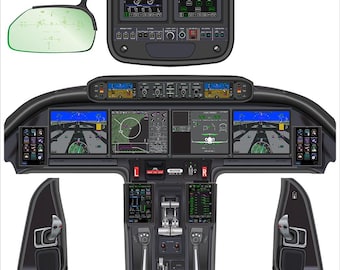 Gulfstream G500/G600 GVII Cockpit Poster