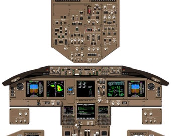 Boeing 777-200/300 Freighter Cockpit Poster - Etsy