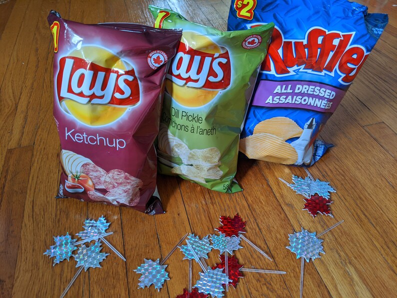 Canadian Chips Crisps Selection Dill Pickle Ketchup All Etsy