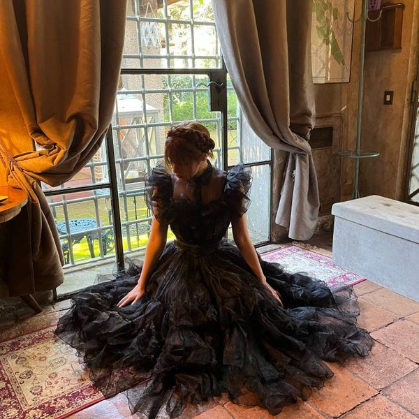 Gothic Prom Dress - Etsy