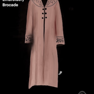Rose coat, Titanic Swim coat, titanic pink, Delightful Dress, pink wool coat, Belle Epoque Edwardian Dress