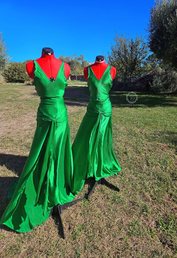 Silk Green Dress, Wedding Silk Dress, Romantic Dress, Long Train Dress , Elegant Silk Dress, Atonement Cecilia Inspired Dress, Prom Dress - Etsy Silk Green Dress, Wedding Silk Dress, Romantic Dress, Long Train Dress , Elegant Silk Dress, Atonement Cecilia Inspired Dress, Prom Dress - Etsy