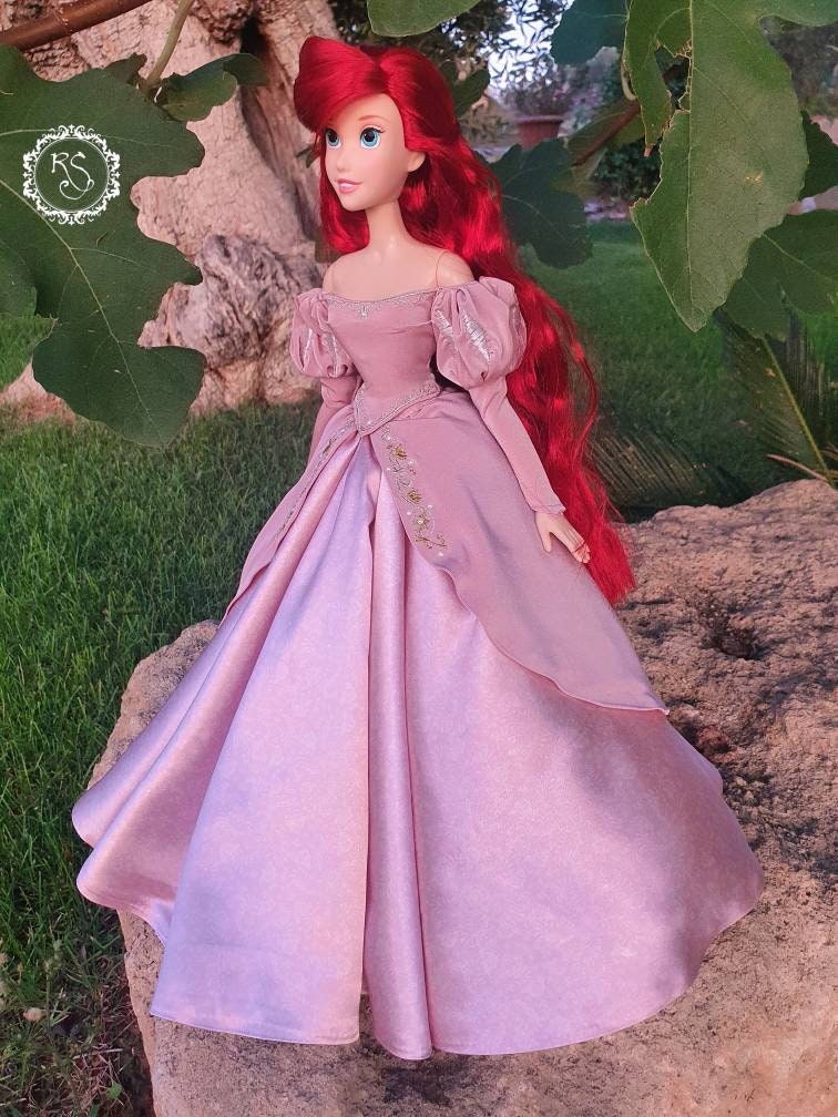 La sirenita con vestido rosa hotsell