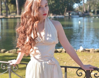 Marilyn inspired dress, Women Ideal Dress, Subway Dress, Women Ivory Dress, Elegant Dress, Cocktail dress, old money dress