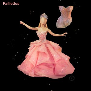 Princess dress, princess ball gown, princess pink dress, princess prom dress, giant ball gown, Glinda inspired dress, Galinda inspired dress