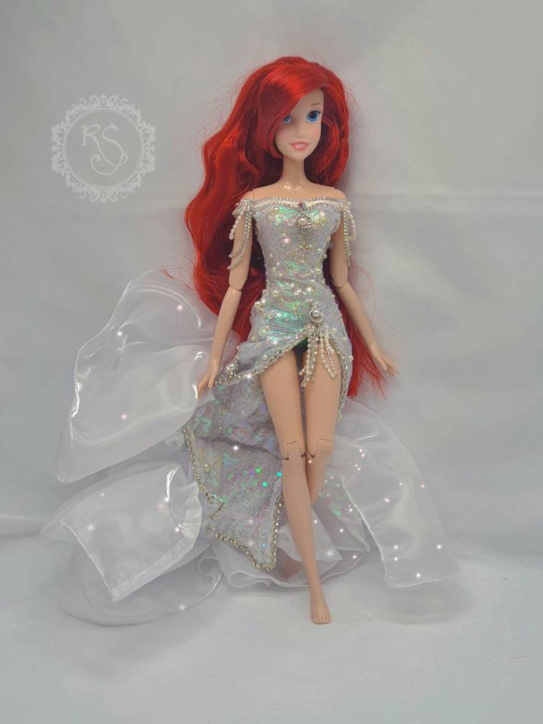 Ariel Sea Foam Dress From Little Mermaid Etsy Norway