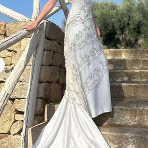 Edwardian heaven dress, Edwardian wedding dress, Rose dress, lace dress, Titanic inspired dress, Valencienne Lace Belle Epoque Edwardian