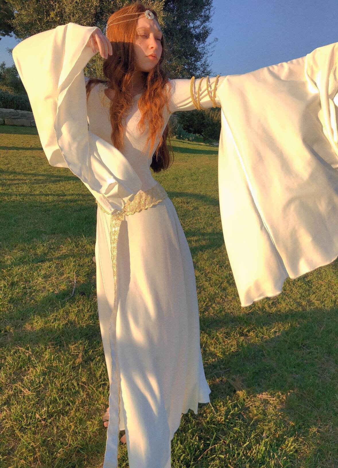 ロードオブザリング　エオウィン　衣装　ホールドレス エオウィン・シールドメイデン コスプレドレス - ロード・オブ・ザ