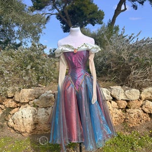 open lace back dress Pink Linen Shirt Dress with Lace main image 0