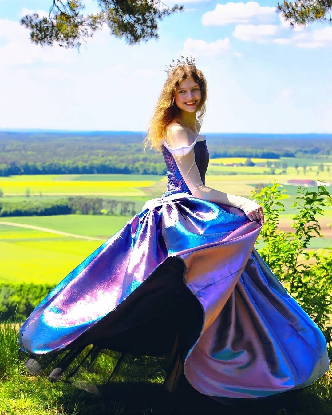 SLEEPING BEAUTY DRESS Changing Color Dress Cute Princess - Etsy