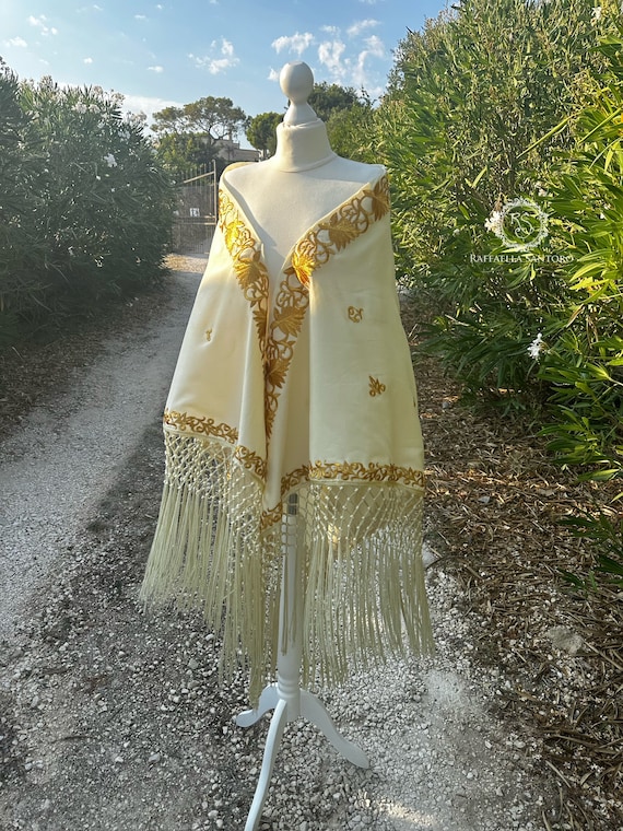 Edwardian Shawl, Edwardian Scarf, Elegant Scarf, Elegant