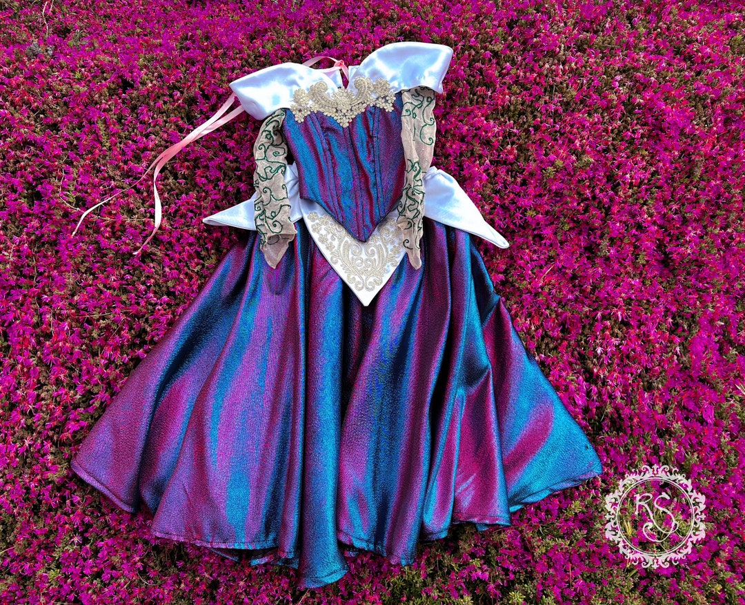 SLEEPING BEAUTY DRESS, Changing Color Dress, Cute Princess Dress