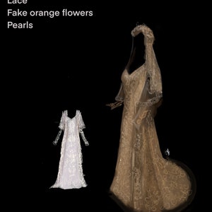 Padme wedding dress, Padme dress, padme costume, Padme white costume, padme costume, padme cosplay, lace wedding dress, princess wedding