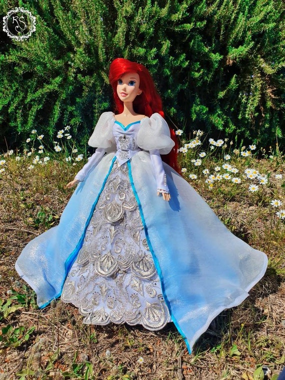 Robe Barbie Ariel robe verte Outfit vêtement