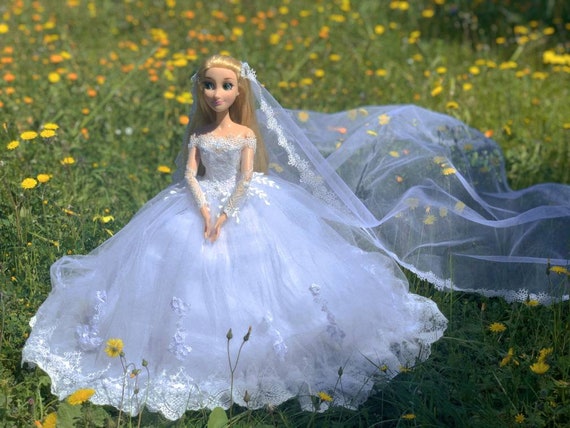 Create or Reproduce Your Wedding Dress for Your Doll, Wedding Doll