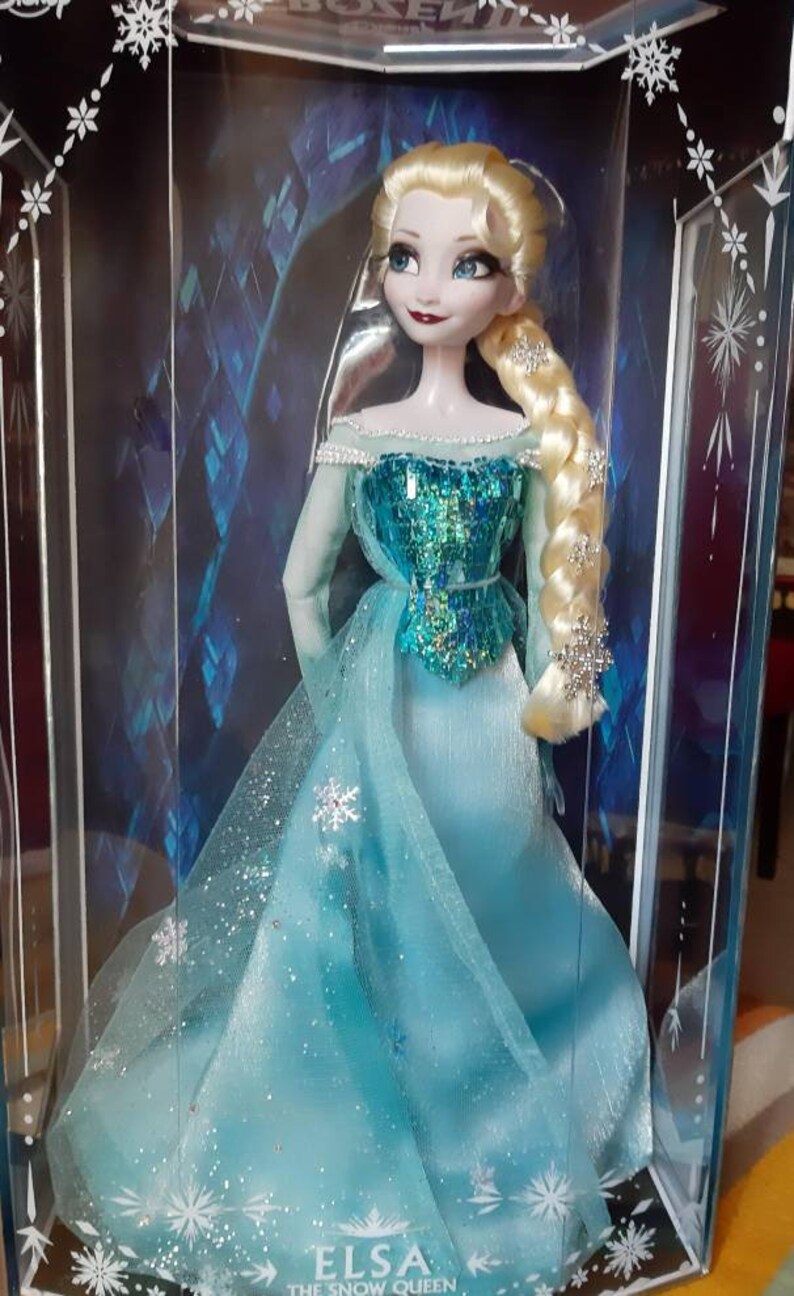 Elsa Snow Queen Doll Dress From Frozen Etsy