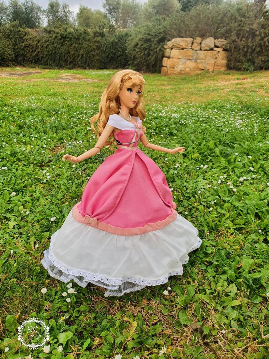 Cinderella Pink Dress for Dolls and Human With Pure Silk San Etsy