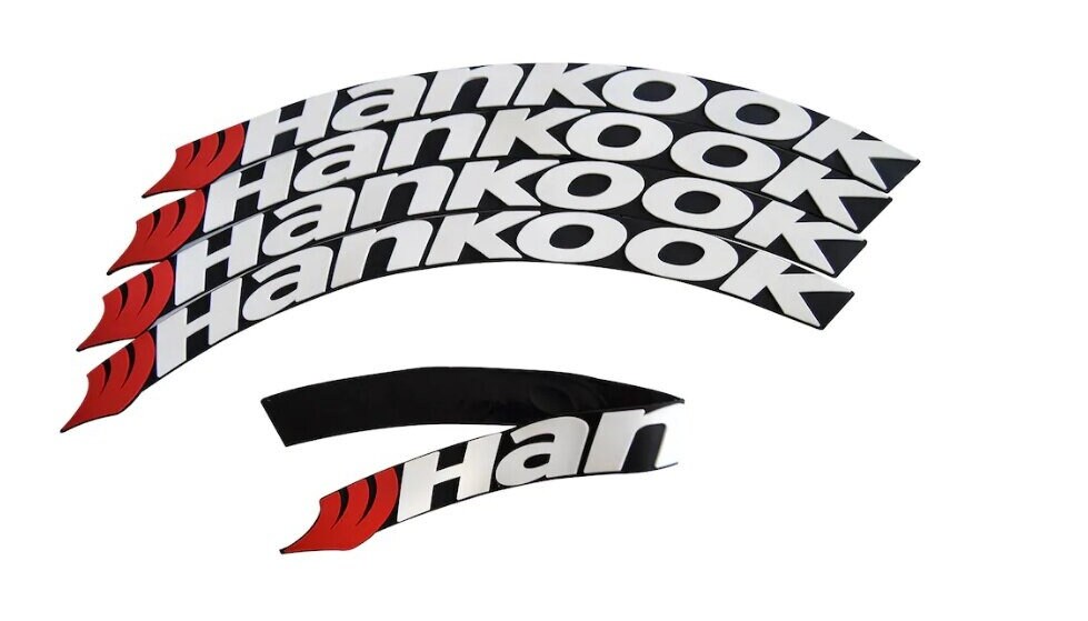 HANKOOK FULLSET Tire Letters PERMANENT Stickers Wheel Etsy