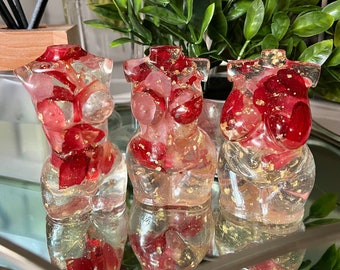 Red Passion Love Goddess Statue | Gold Leaf | Birthday | Goddess Gift | Housewarming Gift | Lover Gift | Unique Gifts | Handmade