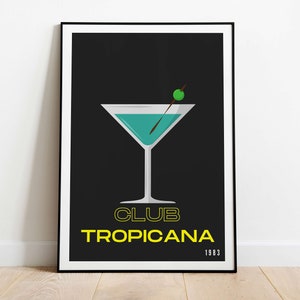 Club Tropicana - Wham! - Music Poster - Print