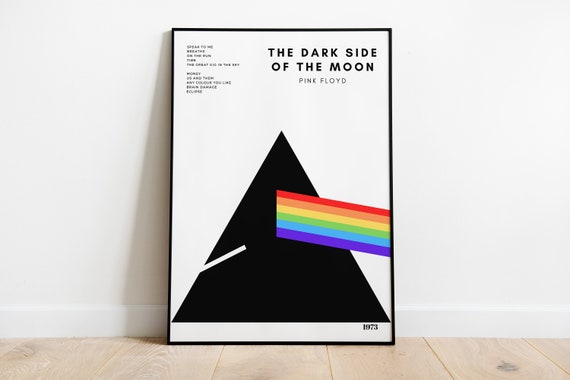 Dark Side of the Moon Pink Floyd Music Print Poster -  Finland