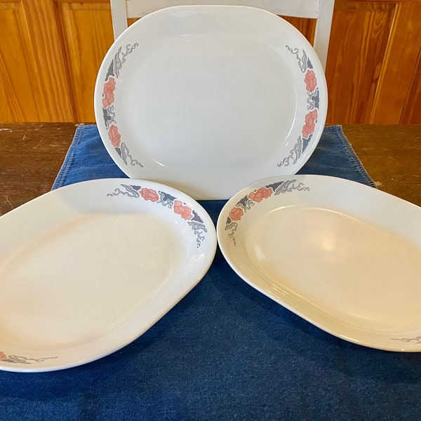 Corelle “Rose Duo” 12” serving platter!