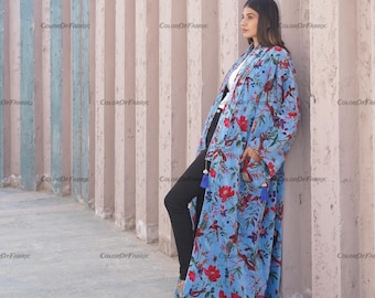 Kimono en velours, manteau en velours pour le thé du matin, robe de demoiselle d'honneur, robe en velours de coton pour femmes, veste en velours, robe de mariée, kimono imprimé avec pompons